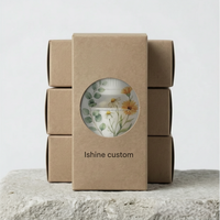 Petite boîte d'emballage pour sous-vêtements, boîte pliante en papier kraft découpée sur mesure, emballage écologique pour cadeaux et cosmétiques