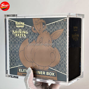 SHP fuerte tapa magnética Elite Trainer Box acrílico personalizado ETB cierre acrílico Booster Box TCG Pokemon Protector vitrina - Product Image 4