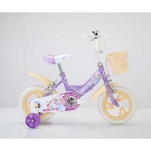 Vélo à cadre en acier à une vitesse à bas prix pour filles de 3 à 12 ans avec roues d'apprentissage, <span class=keywords><strong>porte</strong></span>-livre et siège bébé - Product Image 2