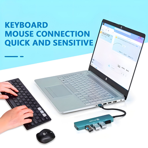 Adaptador Multipuerto USB SYONG, Divisor USB con Puerto USB 3.0, Estación de Acoplamiento USB para MacBook <span class=keywords><strong>Pro</strong></span>/Air 2020/<span class=keywords><strong>2019</strong></span>, Surface <span class=keywords><strong>Pro</strong></span> - Product Image 4