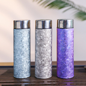 450ml TITAN chân không Flask Trọng lượng nhẹ cách điện kim loại ngoài trời chai nước với bộ lọc trà cho du lịch & cắm trại cho leo núi - Product Image 2