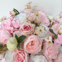 Boule de fleurs artificielles personnalisée de haute qualité pour centre de table de mariage, décoration de table pour banquets d'hôtel et événements commerciaux OEM
