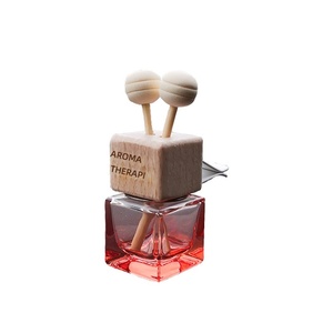 Bunter Auto-Lufterfrischer, leere Glasflasche für die Klimaanlage, Aromatherapie-Diffusor für ätherische Öle, China - Product Image 5