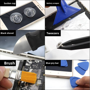 <span class=keywords><strong>Kit</strong></span> d'outils <span class=keywords><strong>de</strong></span> réparation <span class=keywords><strong>de</strong></span> téléphone <span class=keywords><strong>portable</strong></span> 34 en 1, jeu <span class=keywords><strong>de</strong></span> tournevis magnétiques en acier S2, outils <span class=keywords><strong>de</strong></span> démontage <span class=keywords><strong>de</strong></span> précision pour iPhone et Android - Product Image 4