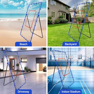 <span class=keywords><strong>Filet</strong></span> <span class=keywords><strong>de</strong></span> rebond <span class=keywords><strong>de</strong></span> <span class=keywords><strong>volley</strong></span>-ball en métal stable JH - Équipement d'entraînement <span class=keywords><strong>de</strong></span> <span class=keywords><strong>volley</strong></span>-ball portable pour usage individuel - Product Image 4