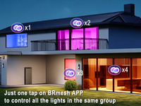 Spot LED intelligent encastrable ultra-plat, orientable, RGB CCT, dimmable, 7W 10W, avec garantie personnalisée