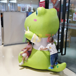 Escultura de Dinosaurio de Fibra de Vidrio Libit, Decoración Duradera para Habitación Infantil o Exteriores - Product Image 1