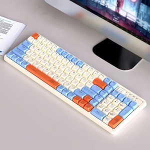 Teclado Mecánico Inalámbrico de Tres Modos, Teclado para Juegos con Cable para Escritorio/Portátil con Interruptores de Color - Product Image 4