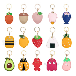 Porte-clés en cuir pour Airtag, porte-clés protecteur mignon compatible avec Apple Air Tag, étui de protection GPS pour clés - Product Image 1