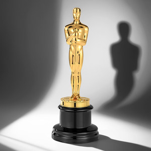 Trofeo Uomo d'Oro 1:1 in Metallo Puro e Legno Massello con Incisione, Tatuaggio e Ricamo per Premi Cinematografici e Televisivi, Souvenir Commemorativi - Product Image 4