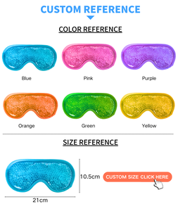 Compresa de Gel Reutilizable Profesional para Ojos Fríos o Calientes, Alivio del Dolor Ocular, Máscara de Hielo para Ojos - Product Image 3