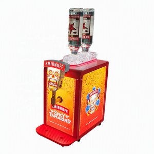 2 Bouteilles Distributeur de <span class=keywords><strong>Vodka</strong></span> <span class=keywords><strong>Smirnoff</strong></span> de Luxe Personnalisable, Refroidi par Compresseur, Équipement de Service pour Bouteilles pour Clubs et Bars - Product Image 3