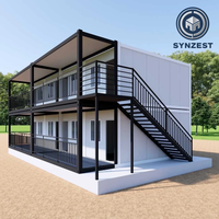 Maison conteneur préfabriquée modulaire et détachable de 20 pieds, bureau mobile moderne, maisonnette préfabriquée, maisons portables pour bureau