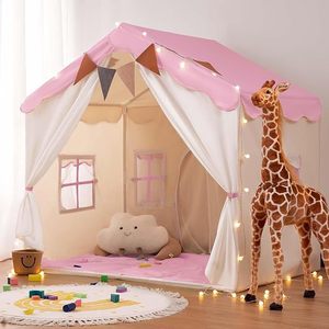 Tente de jeu Château de Princesse en Gros pour Enfants, pour l'intérieur avec Fenêtre, Maison Portable pour Nuitée Bébé/Tout-petit, Jouet Durable en Polyester - Product Image 6