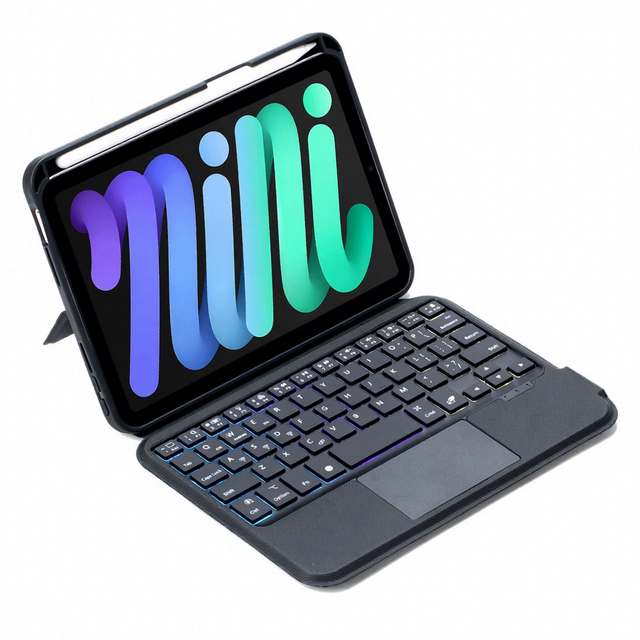 Factory Custom Cheap USB Interface Split Keyboard Case for iPad Touch Pad New Product From China