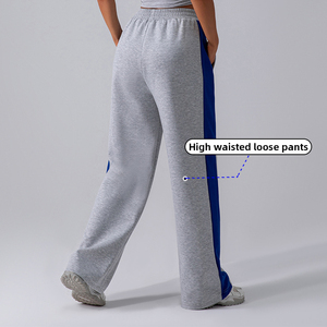 Joyyoung Custom <strong>Women's</strong> Wide Leg Pants Elastic High Waist <strong>Trousers</strong> <strong>Comfy</strong> <strong>Work</strong> Yoga Pants Outdoor Sports Yoga Pants for <strong>Women</strong> - Product Image 4