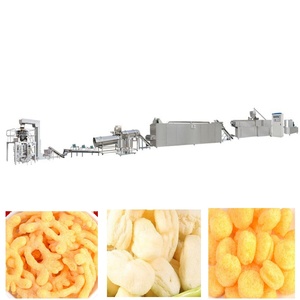 Nouvelle ligne de production de soufflage entièrement automatique à moteur, à haute efficacité, en acier inoxydable, pour craquelins de blé croustillants, bâtonnets de céréales - Product Image 3