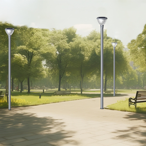 Lámparas Solares para Postes <span class=keywords><strong>2026</strong></span>, IP65 Impermeables, LED, con Batería Recargable, Ángulo de Haz de 360°, para Jardín y Caminos - Product Image 3