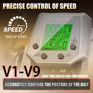 <span class=keywords><strong>Moulinet</strong></span> de pêche numérique haute technologie à écran intelligent, alerte sonore et comptage précis, idéal pour la pêche au <span class=keywords><strong>leurre</strong></span> et la pêche en mer - Vente chaude - Product Image 6