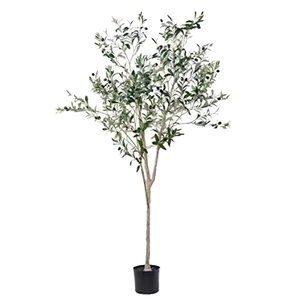Arbre Bonsaï Artificiel LUYI de 1,80 m de Haut, Plante Artificielle Moderne en Soie, Olivier en Pot pour Intérieur et Extérieur - Product Image 1