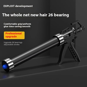 EXPLOIT Outil de colle de beauté structurelle pour mastic souple avec <span class=keywords><strong>pistolet</strong></span> à colle en verre à économie d'effort Poignée de calfeutrage manuelle - Product Image 5