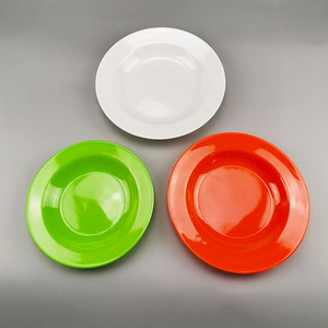 Plato <span class=keywords><strong>de</strong></span> Plástico Blanco, Plato Hondo, Plato Redondo, Plato para Servir <span class=keywords><strong>de</strong></span> <span class=keywords><strong>Melamina</strong></span>, Vajilla, Tazón y Plato - Product Image 3