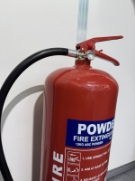 Extincteur à poudre sèche en acier de haute qualité, portable, pour usage domestique et commercial, équipement de sécurité incendie