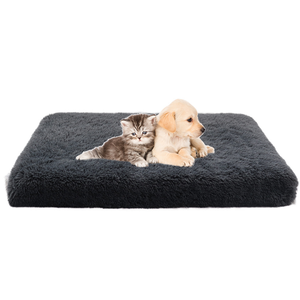 Neuankömmling Luxus Rechteck Flauschiges Haustier bett Wasch bares Plüsch 3D Schwamm kissen für Katzen Hunde Lange Plüsch matten Abnehmbares Design Alle - Product Image 4