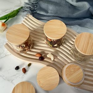 Couvercles de pots de yaourt Yukmin en bois de bambou naturel avec bagues d'étanchéité en silicone et étiquette de bouteille de yaourt, pour pots de yaourt Oui de 5 oz - Product Image 6