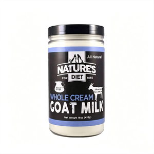 Poudre de lait de chèvre entier OEM/ODM avec huile de poisson et calcium pour le soutien immunitaire, absorption rapide, sans danger pour chiens et chats - 453g Marque privée - Product Image 1