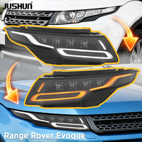 Projecteur LED JUSHUN pour Range Rover Evoque 2012-2018, mise à niveau NOUVEAU, 4 lentilles, phare, feux de jour