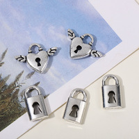 Breloques Cœur en Alliage Ailes d'Ange, Apprêts Métalliques pour Bijoux, Créations DIY, Pendentifs Boucles d'Oreilles, Accessoires