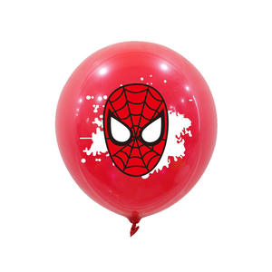 Globos Temáticos de Superhéroes de América, Globos de Látex de 12 Pulgadas con Personajes de Dibujos Animados de Capitán América, Spiderman - Product Image 5