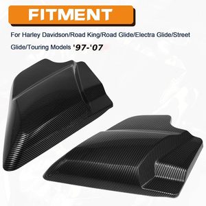 Paneles Laterales Negros de Fibra de Carbono VPZMT Fabricados en EE. UU. para Harley Davidson Touring Road King Road Glide Electra Glide Street Glide - Product Image 2