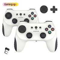 Manette de jeu sans fil USB 2.4GHz Yo CM-039D à 2 joysticks pour PC, ordinateur portable, Smart TV, Android Game Box et compatible PC