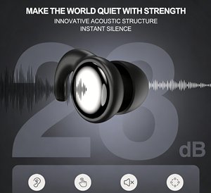 Bouchons d'oreilles à isolation acoustique forte pour usage quotidien, concerts, bars, salles <span class=keywords><strong>de</strong></span> danse, KTV et protection auditive - Product Image 4