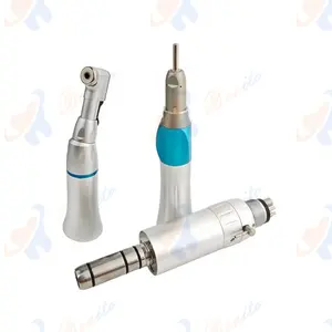 Set Handpiece Dental sudut kontra, peralatan Dental kualitas tinggi tipe Latch saluran eksternal warna-warni kecepatan rendah