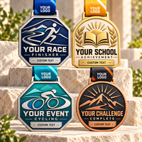 Collection de médailles de compétition sportive personnalisées pour la course à pied, les réalisations scolaires, le cyclisme et les événements de défi, fabrication de médailles OEM ODM