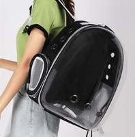 Sac à dos de transport pour chat, chien et petits animaux, portable, pliable, luxueux, moderne, transparent, en polyester, avec fermeture éclair, capacité de 5 kg