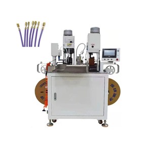 Fully Automatic Double Ends Two Moulds Electrical <b>Wire</b> Harness Cable Cutting <b>Stripping</b> Terminal Crimping <b>Machine</b> - Product Image 5