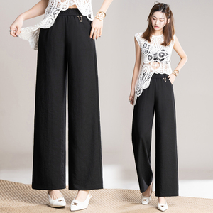 <span class=keywords><strong>Pantaloni</strong></span> Casual da <span class=keywords><strong>Donna</strong></span> a Vita Alta e Gamba Larga, <span class=keywords><strong>con</strong></span> <span class=keywords><strong>Elastico</strong></span> in Vita, Vestibilità Ampia, <span class=keywords><strong>Pantaloni</strong></span> Casual da <span class=keywords><strong>Donna</strong></span> all'Ingrosso - Product Image 3