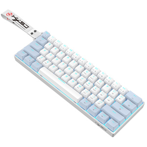 Nuevo <span class=keywords><strong>Teclado</strong></span> Mecánico Mini 2026 con Cable, 60%, Iluminación LED <span class=keywords><strong>RGB</strong></span>, USB Tipo-C, ABS, Compacto, Portátil, 61 Teclas, para Oficina - Product Image 1