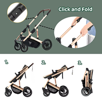 Chine Vente en gros de poussettes siège auto bébé 3 en 1 Poussette siège auto pliable sécurité nouveau-né Poussette siège auto pour poussette