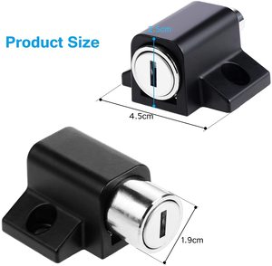 Hợp kim kẽm chống mài mòn kết hợp cửa trượt cửa sổ an toàn trẻ em restrictor Báo Chí khóa - Product Image 4