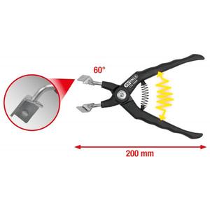 KS TOOLS-115,1308 Alicates de relé-angulosos-EAN 4042146591680 VEHÍCULOS PESADOS - Product Image 2