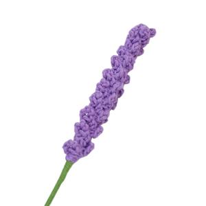 Ramo de lavanda tejido a mano con hilo de flores, producto terminado, simulación de ramo, flor de ganchillo hecho a mano, decoración para el hogar, adorno para boda - Product Image 5