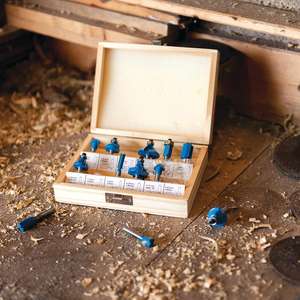 Silverline 1/4 "TCT Router Bit Set 12pce 1/4" - Product Image 2