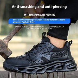 Zapatos de Seguridad Ruifan Nuevos, Cómodos, con Amortiguación Ligera, Suelas Resistentes al Desgaste, Mayor Agarre, Anti-Impactos y Anti-Pinchazos - Product Image 5