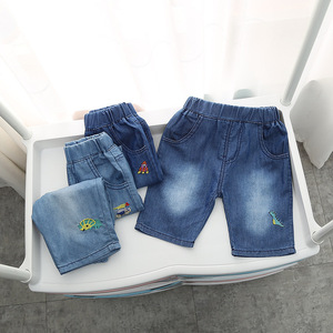 Shopping en ligne, jeans courts pour garçons, denim pour enfants, provenant de sites de vente en gros en Chine - Product Image 4