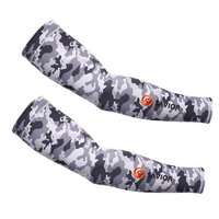 Summer Silk Breathable Hijab Sleeve Arm Sleeve Quick Drying Anti-UV Sun Protection for Cycling Gaming Driving Hiking Climbing